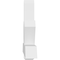 Ekena Millwork Kennewick Architectural Grade PVC Gable Bracket, 96"W x 32"H x 6"D x 6"F, 8/12 Pitch GBP096X32X0606KEN00 - alternate 3